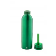 Butelka z aluminium z recyklingu - zielony