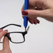 Długopis plastikowy z linijką DAAN - niebieski
