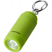 Brelok z latarką ładowany przez USB Avior, zielony