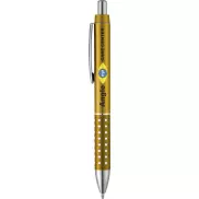 Długopis z aluminiowym uchwytem Bling, żółty