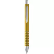 Długopis z aluminiowym uchwytem Bling, żółty
