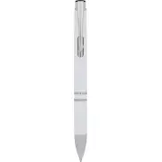 Długopis z plastiku ABS Moneta, biały