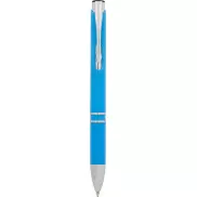 Długopis z plastiku ABS Moneta, niebieski