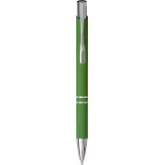 Miękki w dotyku długopis automatyczny Moneta, zielony
