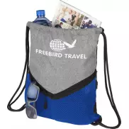 Sportowy plecak Voyager z troczkami, niebieski, szary
