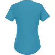 Jade - koszulka damska z recyklingu z krótkim rękawem, l, niebieski