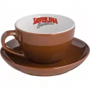 Filiżanka ceramiczna do cappuccino ST. MORITZ 200 ml - brązowy