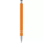 Długopis z gumowaną powierzchnią Corky, pomarańczowy