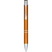 Długopis automatyczny Moneta z anodyzowanego aluminium, pomarańczowy