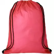 Plecak bezpieczeństwa Oriole ze sznurkiem ściągającym, czerwony