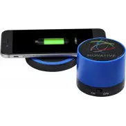 Głośnik Cosmic Bluetooth® z podkładką do ładowania bezprzewodowego, niebieski