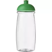 Bidon H2O Pulse® o pojemności 600 ml z wypukłym wieczkiem, biały, zielony