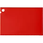Skrobaczka do szyb wielkości karty kredytowej Coro, czerwony