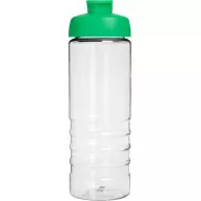 Bidon H2O Treble z otwieranym wieczkiem o pojemności 750 ml, biały, zielony