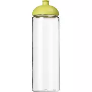 Bidon H2O Vibe o pojemności 850 ml z wypukłym wieczkiem, biały, zielony