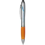 Długopis ze stylusem i kolorowym uchwytem Nash, pomarańczowy