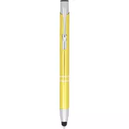 Długopis ze stylusem Moneta, żółty