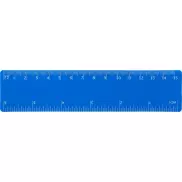 Linijka Rothko PP o długości 15 cm, niebieski