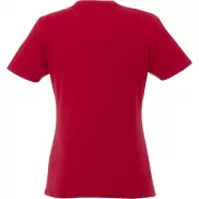 T-shirt damski z krótkim rękawem Heros, xl, czerwony