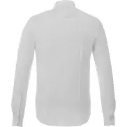 Męska koszula z długim rękawem o splocie pique Bigelow, xs, biały