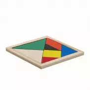 Drewniane puzzle TANGRAM BASE, Kolorowy