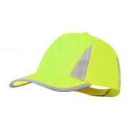 Odblaskowa czapka z daszkiem - żółty