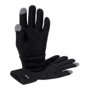 Rękawiczki RPET do ekranów dotykowych - czarny