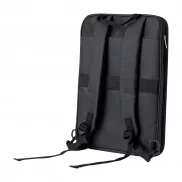 Rozsuwany plecak RPET - czarny