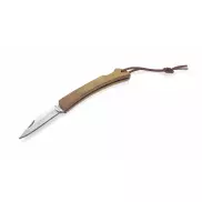 Nóż składany VENATIO beżowy (naturalny)