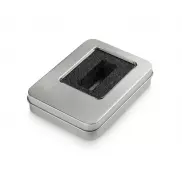Puszka duża z wkładem na mniejszą pamięć USB srebrny
