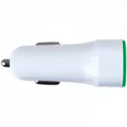 Ładowarka samochodowa USB FRUIT - zielony