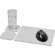 Podkładka pod mysz Brite-Mat® i zestaw podkładek pod naczynia combo 3, czarny