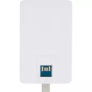 Duo Slim 32 GB dysk USB z portem typu C i USB-A 3.0, biały