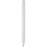 Fabianna długopis z papieru gniecionego, biały