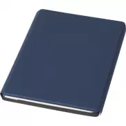 Notu teczka z notatnikiem do pisania, niebieski