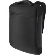 Expedition Pro kompaktowy plecak na laptopa 15,6-cali o pojemności 12 l wykonany z materiałów z recyklingu z certyfikatem GRS, czarny