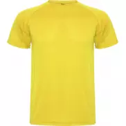 Montecarlo sportowa koszulka dziecięca z krótkim rękawem, 4, żółty