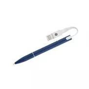 Długopis z kablem USB CHARGE niebieski