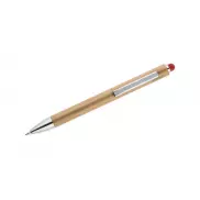 Długopis touch bambusowy TUSO czerwony