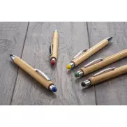 Długopis touch bambusowy TUSO czerwony