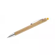 Długopis touch bambusowy TUSO pomarańczowy