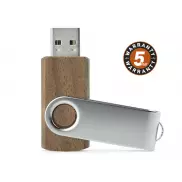 Pamięć USB TWISTER WALNUT 16 GB brązowy