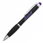 Długopis metalowy touch pen lighting logo LA NUCIA - fioletowy