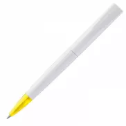 Długopis plastikowy z szerokim klipsem CANBERRA - żółty