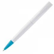 Długopis plastikowy z szerokim klipsem CANBERRA - turkusowy