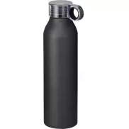 Aluminiowa butelka sportowa Grom, czarny