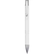 Aluminiowy długopis automatyczny Moneta, biały