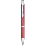 Aluminiowy długopis automatyczny Moneta, czerwony