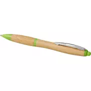 Bambusowy długopis Nash, piasek pustyni, zielony