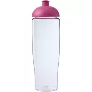 Bidon H2O Tempo® o pojemności 700 ml z wypukłym wieczkiem, biały, różowy